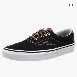 Vans Men's Trainers Low Top Sneakers in black men’s size 6.5 women’s 8